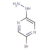 1001050-24-3 (5-bromopyrazin-2-yl)hydrazine chemical structure
