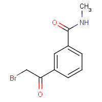 1421922-91-9 3-(2-bromoacetyl)-N-methylbenzamide chemical structure