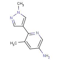 1445968-83-1 5-methyl-6-(1-methylpyrazol-4-yl)pyridin-3-amine chemical structure