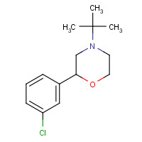 119491-99-5 4-tert-butyl-2-(3-chlorophenyl)morpholine chemical structure