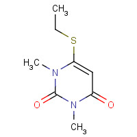35218-96-3 6-ethylsulfanyl-1,3-dimethylpyrimidine-2,4-dione chemical structure