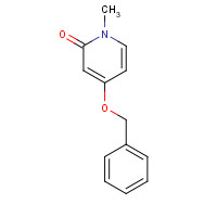 53937-03-4 1-methyl-4-phenylmethoxypyridin-2-one chemical structure