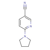 90839-82-0 6-pyrrolidin-1-ylpyridine-3-carbonitrile chemical structure