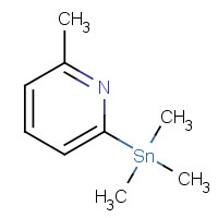 126225-57-8 trimethyl-(6-methylpyridin-2-yl)stannane chemical structure