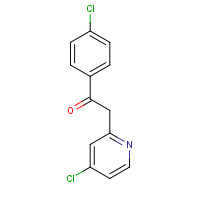 1352075-84-3 1-(4-chlorophenyl)-2-(4-chloropyridin-2-yl)ethanone chemical structure