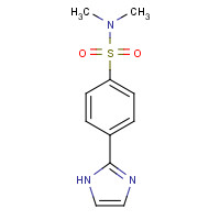 4205-11-2 4-(1H-imidazol-2-yl)-N,N-dimethylbenzenesulfonamide chemical structure