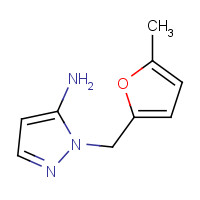 956193-08-1 2-[(5-methylfuran-2-yl)methyl]pyrazol-3-amine chemical structure