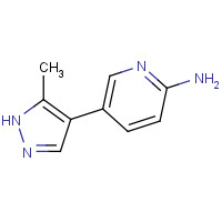 1177269-15-6 5-(5-methyl-1H-pyrazol-4-yl)pyridin-2-amine chemical structure
