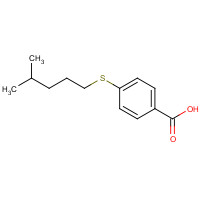 32910-56-8 4-(4-methylpentylsulfanyl)benzoic acid chemical structure
