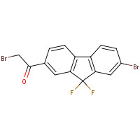 1446138-83-5 2-bromo-1-(7-bromo-9,9-difluorofluoren-2-yl)ethanone chemical structure