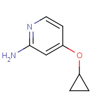 1419223-87-2 4-cyclopropyloxypyridin-2-amine chemical structure