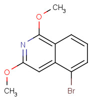 1215767-87-5 5-bromo-1,3-dimethoxyisoquinoline chemical structure