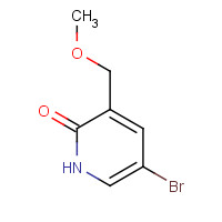 1436849-02-3 5-bromo-3-(methoxymethyl)-1H-pyridin-2-one chemical structure