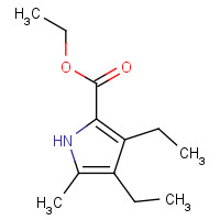 16200-50-3 ethyl 3,4-diethyl-5-methyl-1H-pyrrole-2-carboxylate chemical structure