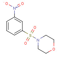 91619-33-9 4-(3-nitrophenyl)sulfonylmorpholine chemical structure