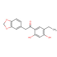159647-53-7 2-(1,3-benzodioxol-5-yl)-1-(5-ethyl-2,4-dihydroxyphenyl)ethanone chemical structure