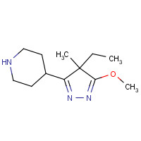 419571-86-1 4-(4-ethyl-5-methoxy-4-methylpyrazol-3-yl)piperidine chemical structure