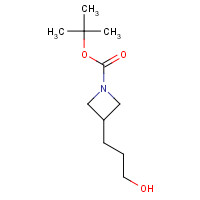 158602-43-8 tert-butyl 3-(3-hydroxypropyl)azetidine-1-carboxylate chemical structure