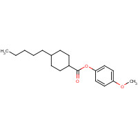 67589-52-0 (4-methoxyphenyl) 4-pentylcyclohexane-1-carboxylate chemical structure