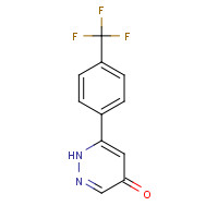 849680-81-5 6-[4-(trifluoromethyl)phenyl]-1H-pyridazin-4-one chemical structure
