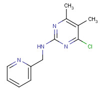 1450809-17-2 4-chloro-5,6-dimethyl-N-(pyridin-2-ylmethyl)pyrimidin-2-amine chemical structure