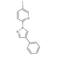 1393125-40-0 5-iodo-2-(4-phenylpyrazol-1-yl)pyridine chemical structure