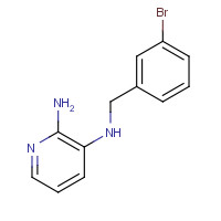 934537-52-7 3-N-[(3-bromophenyl)methyl]pyridine-2,3-diamine chemical structure