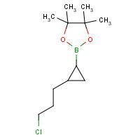 126726-63-4 2-[2-(3-chloropropyl)cyclopropyl]-4,4,5,5-tetramethyl-1,3,2-dioxaborolane chemical structure