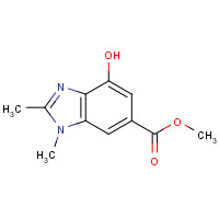 713530-53-1 methyl 7-hydroxy-2,3-dimethylbenzimidazole-5-carboxylate chemical structure
