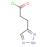 1613514-19-4 3-(2H-triazol-4-yl)propanoyl chloride chemical structure