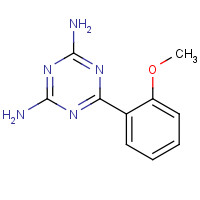 72775-80-5 6-(2-methoxyphenyl)-1,3,5-triazine-2,4-diamine chemical structure