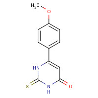 33166-87-9 6-(4-methoxyphenyl)-2-sulfanylidene-1H-pyrimidin-4-one chemical structure