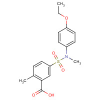 379254-80-5 5-[(4-ethoxyphenyl)-methylsulfamoyl]-2-methylbenzoic acid chemical structure