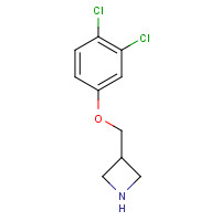 1332301-47-9 3-[(3,4-dichlorophenoxy)methyl]azetidine chemical structure