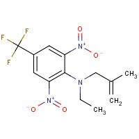 55283-68-6 N-ethyl-N-(2-methylprop-2-enyl)-2,6-dinitro-4-(trifluoromethyl)aniline chemical structure