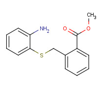 1448258-26-1 methyl 2-[(2-aminophenyl)sulfanylmethyl]benzoate chemical structure