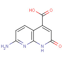 90323-16-3 7-amino-2-oxo-1H-1,8-naphthyridine-4-carboxylic acid chemical structure