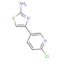 885279-42-5 4-(6-chloropyridin-3-yl)-1,3-thiazol-2-amine chemical structure