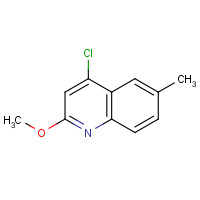 123637-52-5 4-chloro-2-methoxy-6-methylquinoline chemical structure
