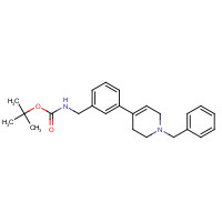 864069-13-6 tert-butyl N-[[3-(1-benzyl-3,6-dihydro-2H-pyridin-4-yl)phenyl]methyl]carbamate chemical structure