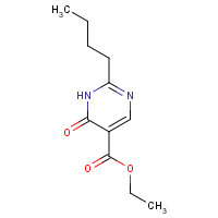 72790-12-6 ethyl 2-butyl-6-oxo-1H-pyrimidine-5-carboxylate chemical structure