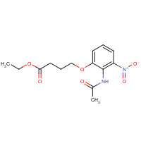 808742-98-5 ethyl 4-(2-acetamido-3-nitrophenoxy)butanoate chemical structure