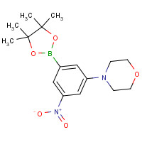 1129540-90-4 4-[3-nitro-5-(4,4,5,5-tetramethyl-1,3,2-dioxaborolan-2-yl)phenyl]morpholine chemical structure
