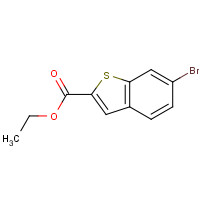 105191-64-8 ethyl 6-bromo-1-benzothiophene-2-carboxylate chemical structure