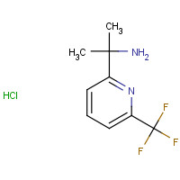 1192356-27-6 2-[6-(trifluoromethyl)pyridin-2-yl]propan-2-amine;hydrochloride chemical structure