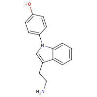 904085-95-6 4-[3-(2-aminoethyl)indol-1-yl]phenol chemical structure