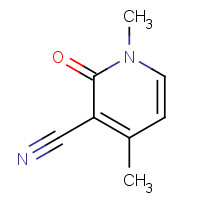 61327-47-7 1,4-dimethyl-2-oxopyridine-3-carbonitrile chemical structure