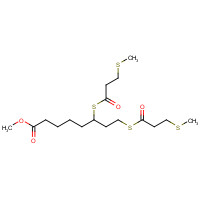 245112-69-0 methyl 6,8-bis(3-methylsulfanylpropanoylsulfanyl)octanoate chemical structure