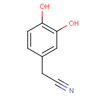 1126-62-1 2-(3,4-dihydroxyphenyl)acetonitrile chemical structure