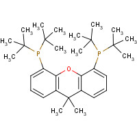 856405-77-1 ditert-butyl-(5-ditert-butylphosphanyl-9,9-dimethylxanthen-4-yl)phosphane chemical structure
